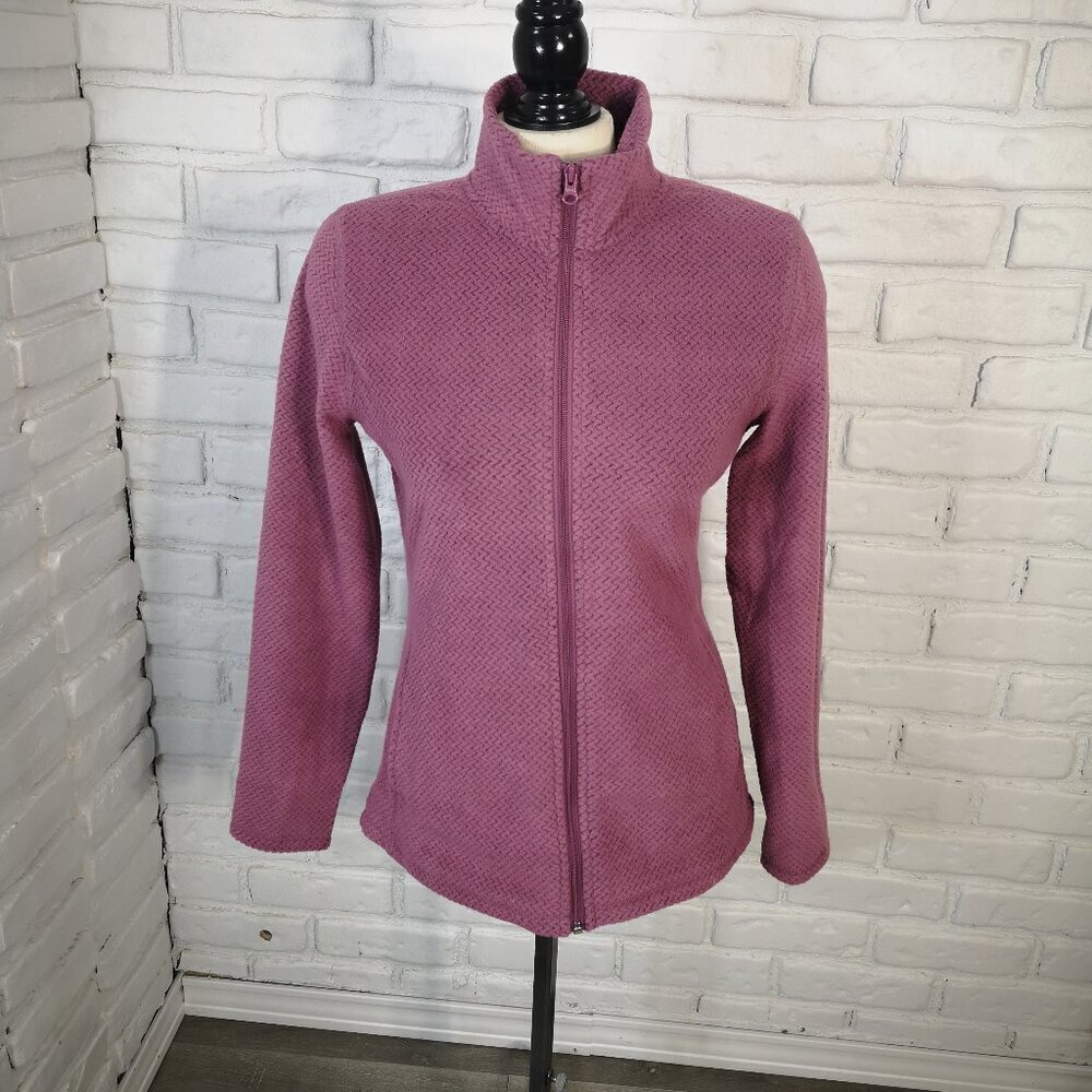 NWOT Ladies Size Medium Dusty Rose Full Zip Fleece Jacket